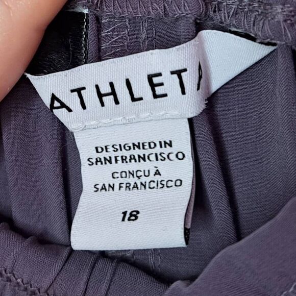 Athleta Plus Size Women’s Purple Dusk Violet Savannah Joggers size 18 - Picture 6 of 9